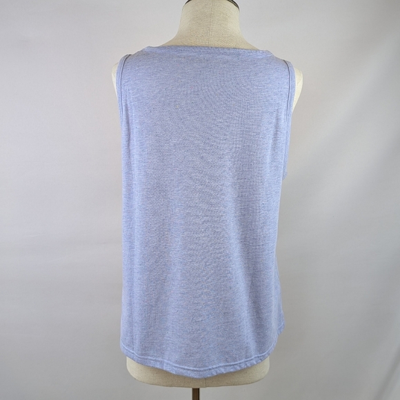 Life Is Good Have A Nice Daisy Lounge Sleep Tank Top Blue L NWT - Picture 4 of 9